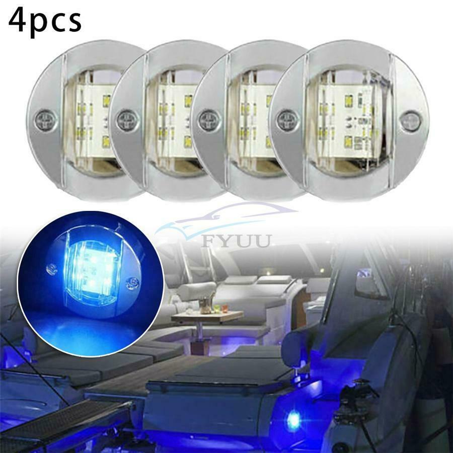 3" 12V-24V DC Corrosion Resistance Flush Navigation Lights Boat Anchor Lights