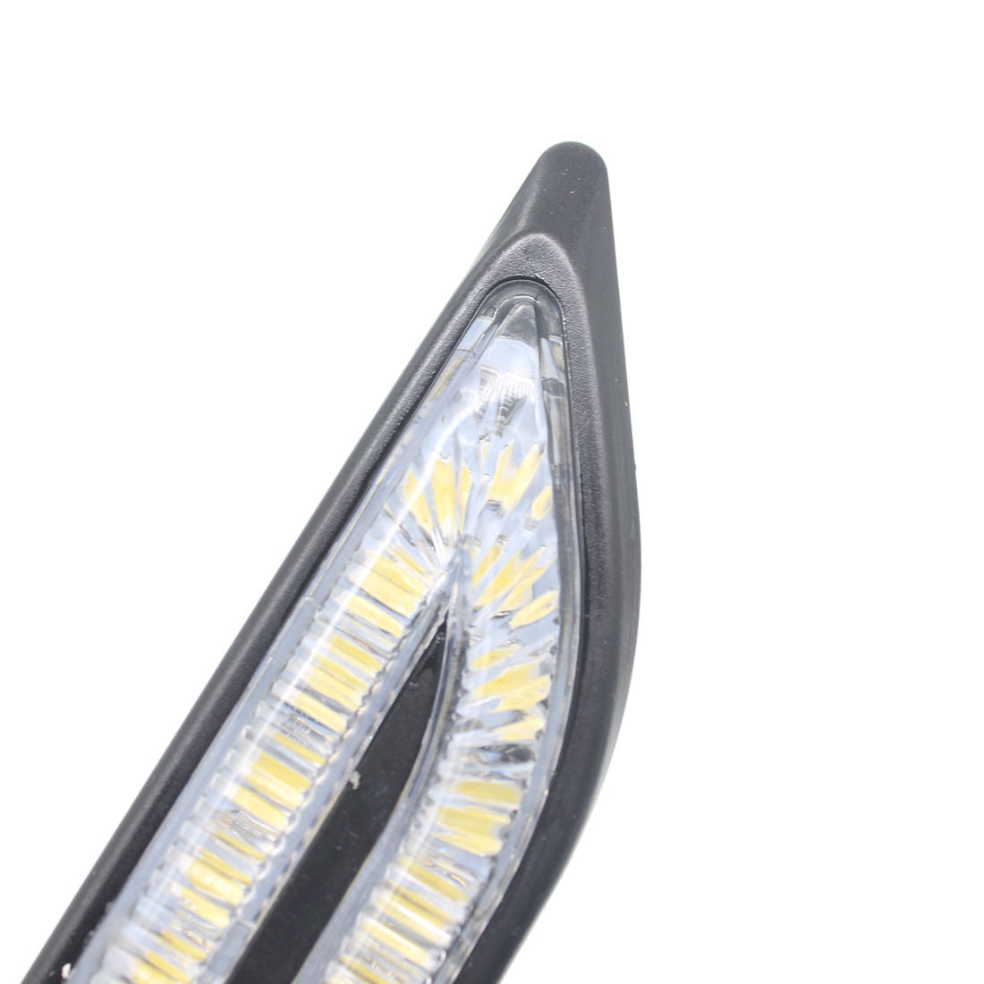 1Pair LED HID White High Power Blade Shape DRL Daytime Running Lights Waterproof