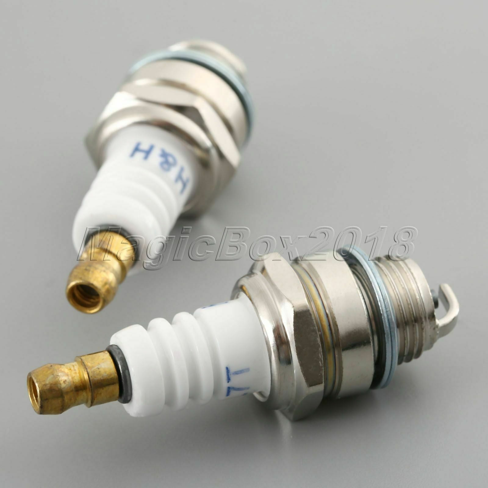 2x Grass Trimmer L7T Spark Plug 2 Stroke Brush Cutter Strimmer Parts Replacement