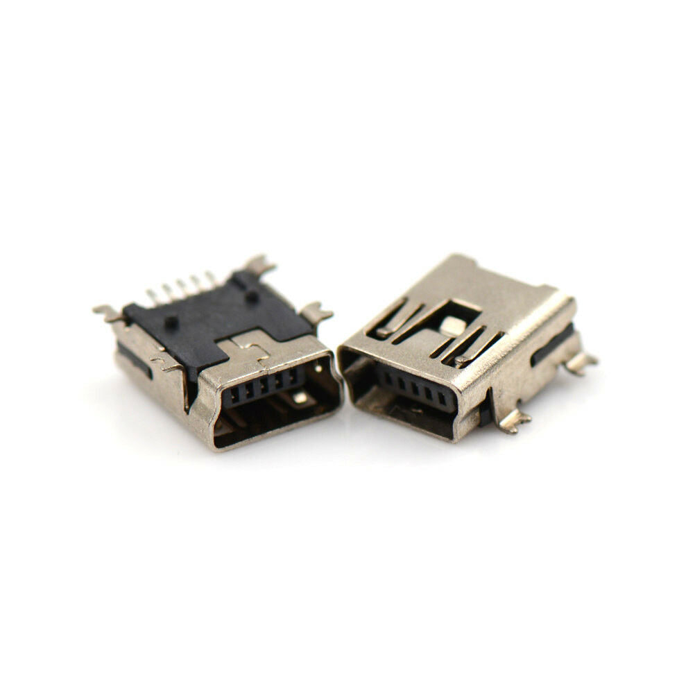 10x Micro USB Connector 5pin seat Jack Inserting Plate seat MiniUsb Connec.l8