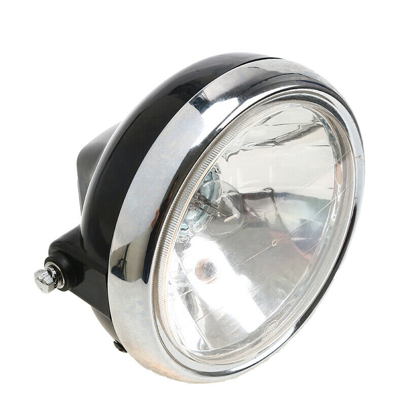 7" Motorcycle Headlight Head Lamp Amber Special for Suzuki EN 125  Black
