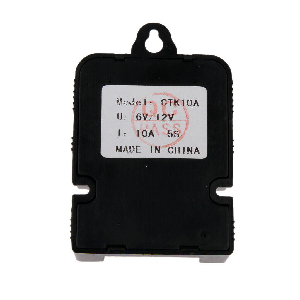 6V 12V 10A Auto Switch Solar Panel Battery Regulator Charge Controller Black