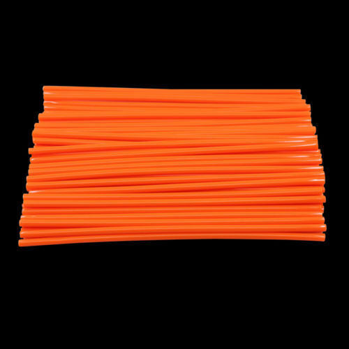 Orange Motorbike Wheel Rim Spoke Wraps Skins Cover Dirt Bike Off-Road YZ DRZ