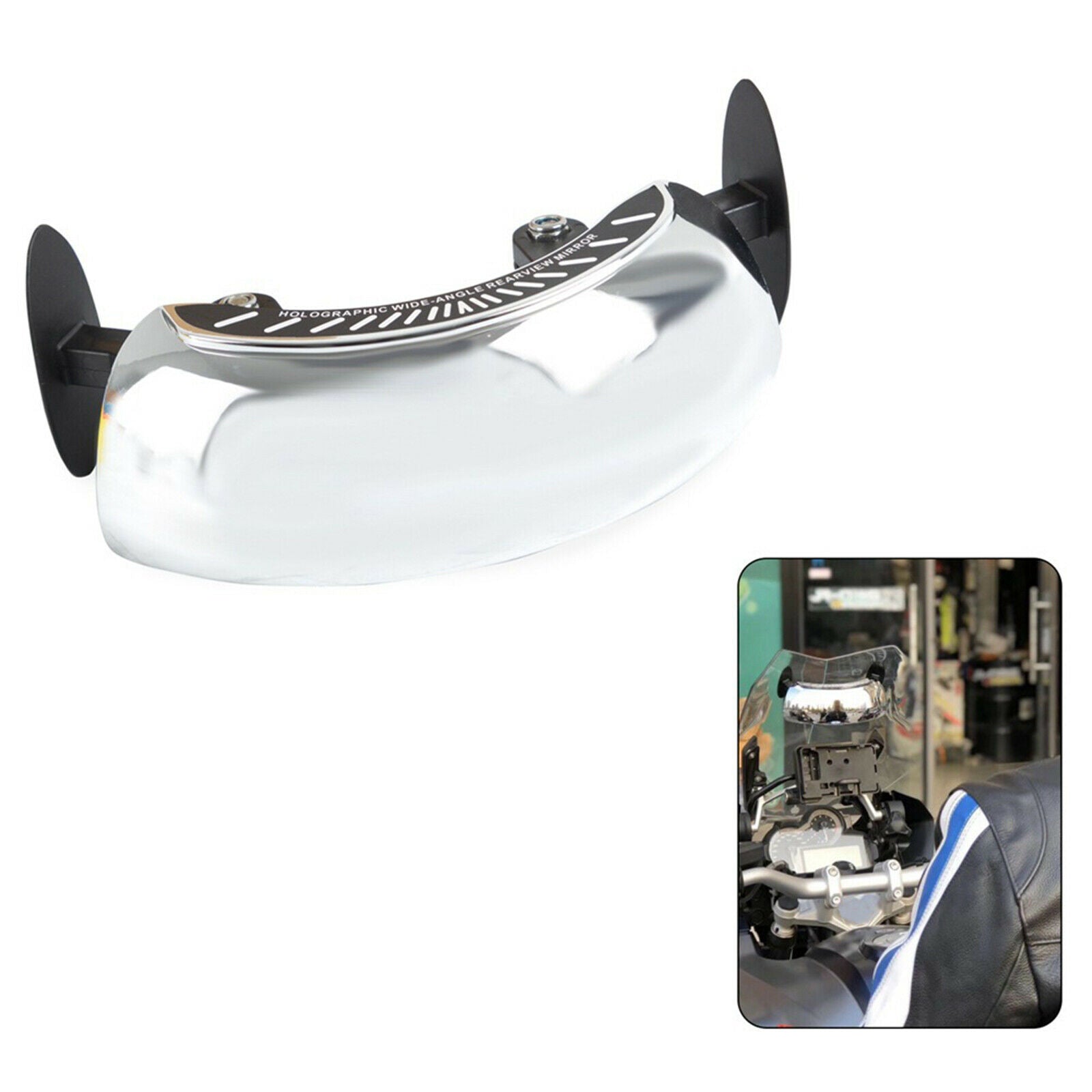 Rearview mirror convex mirror 180 degrees for sport bikes road bikes