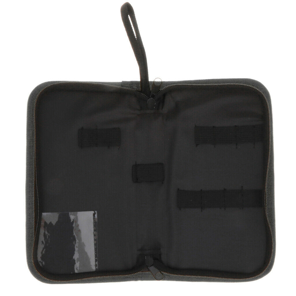 Durable Barber Hairdressing Bag Barber Leather Bag Beauty Brushes Kit Black