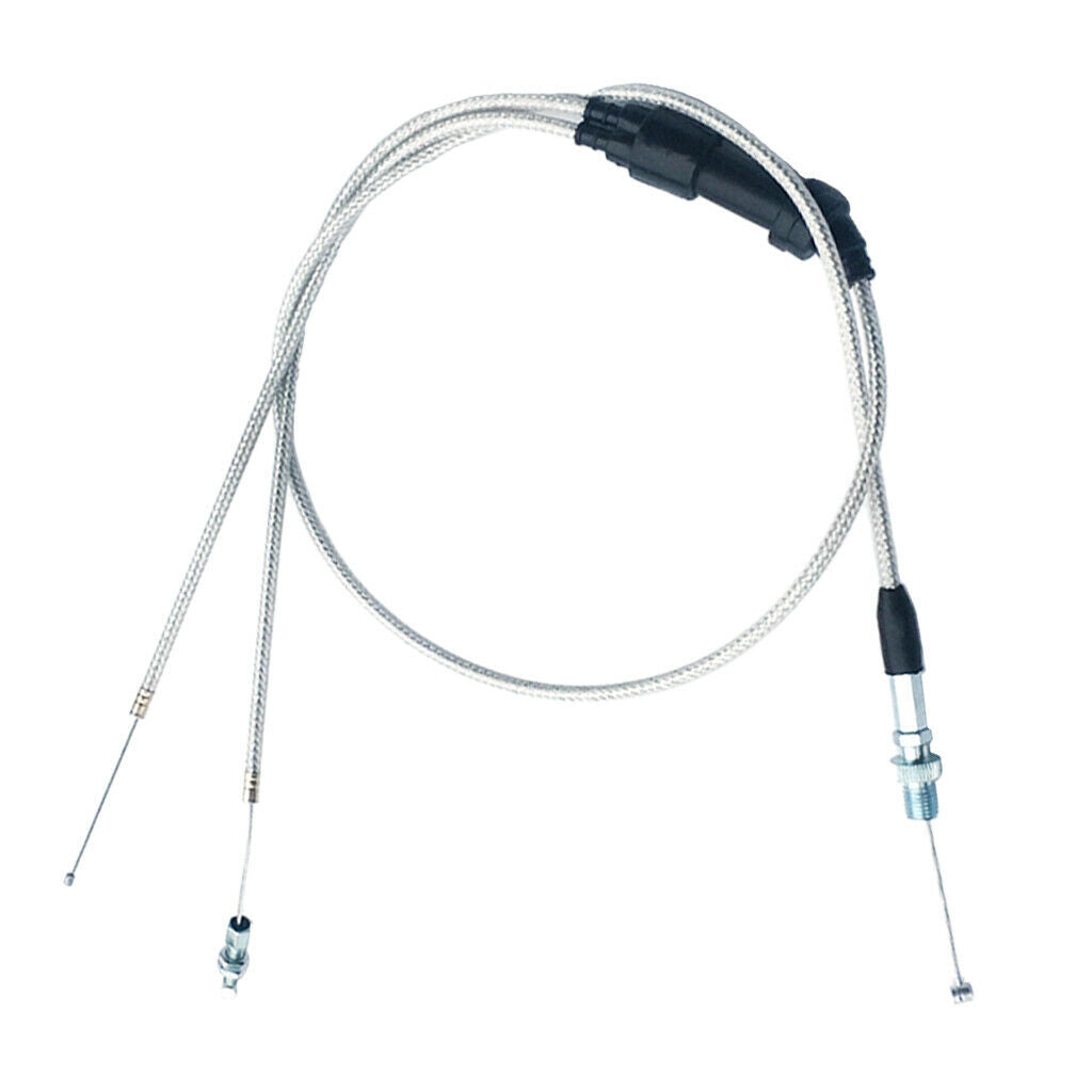 2Pcs Modified Dual Throttle Grip Cable for KEIHIN PZ30mm Accelerate Carb