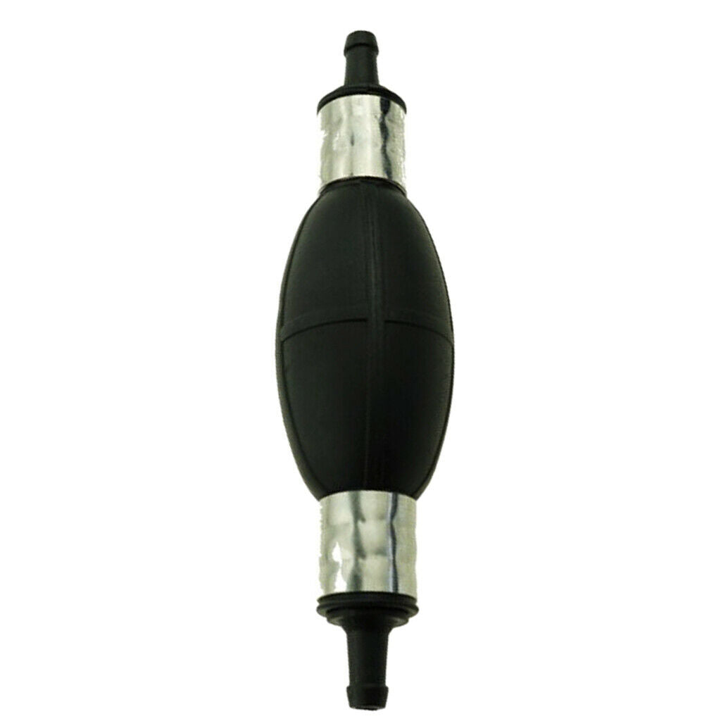 5/16 inch 8mm Rubber Fuel Line Hand Primer Pump Bulb Type for All Fuels, Black