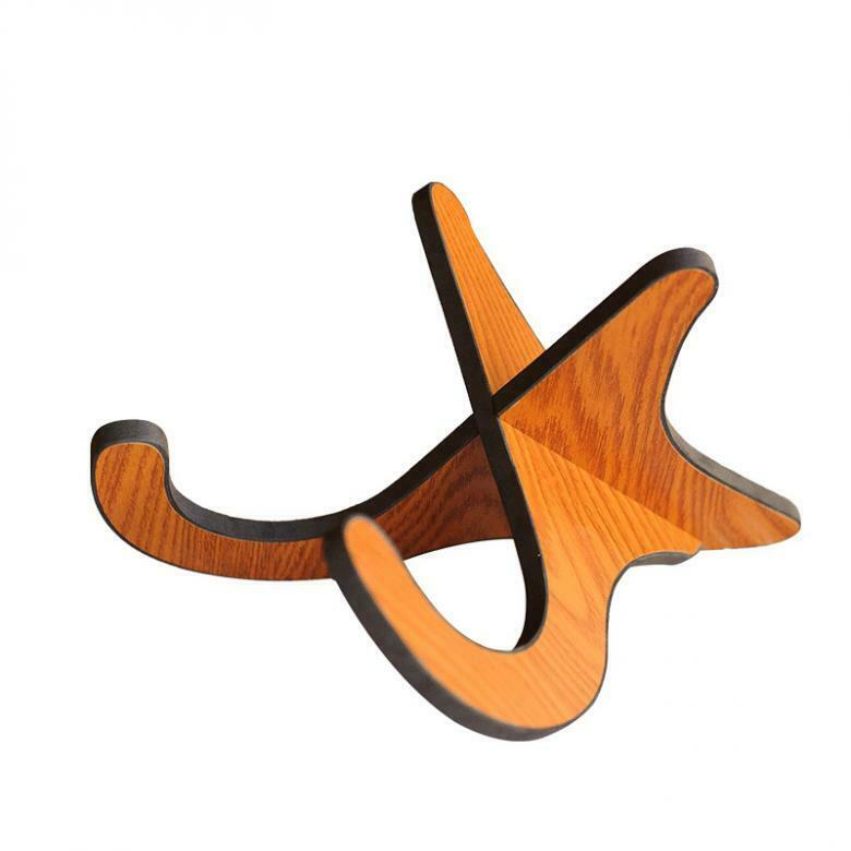 Ukulele Violin Holder Stand Wooden Foldable Stand Collapsible Display Stand