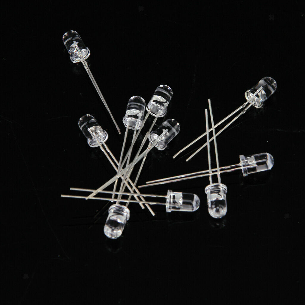 10pcs 5mm Infrared IR LED Light Emitting Diode 3.6cm For Monitor / Remote