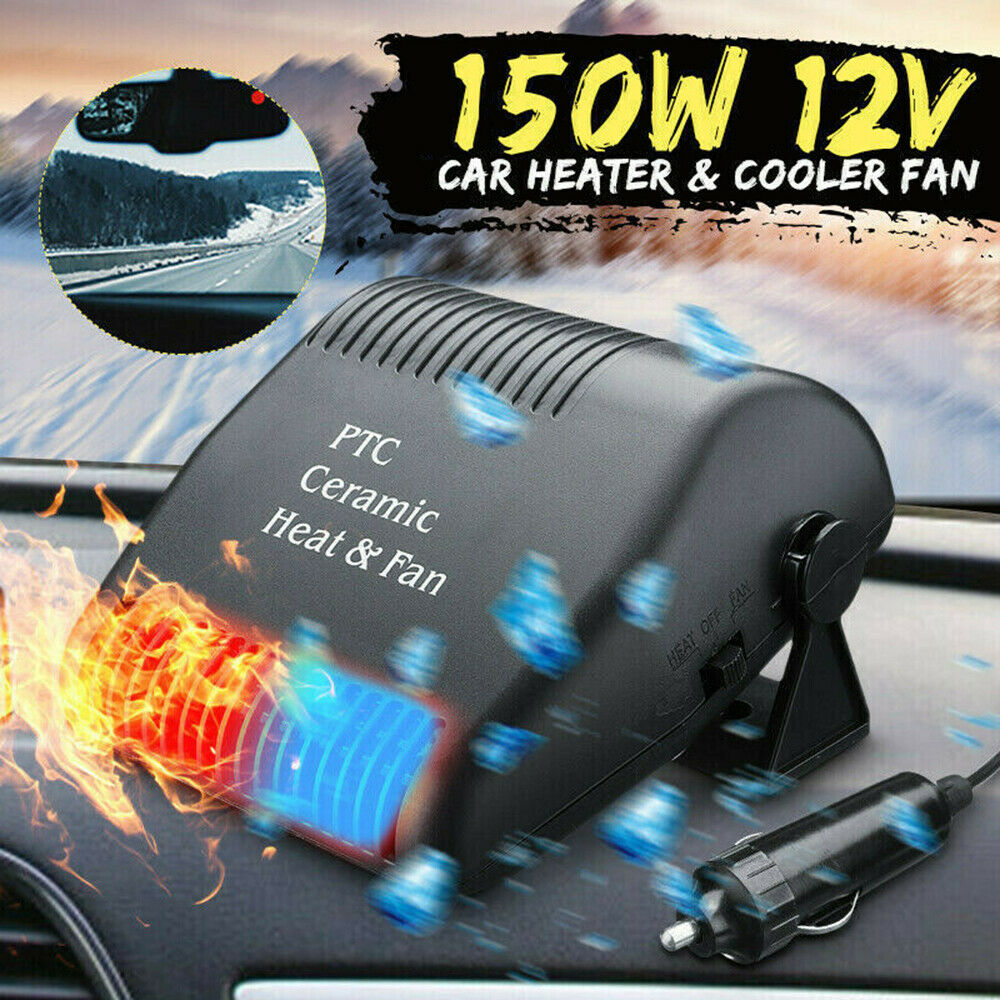 Electric Car Heater 12V DC Heating Fan Defogger Defroster Demister Portable