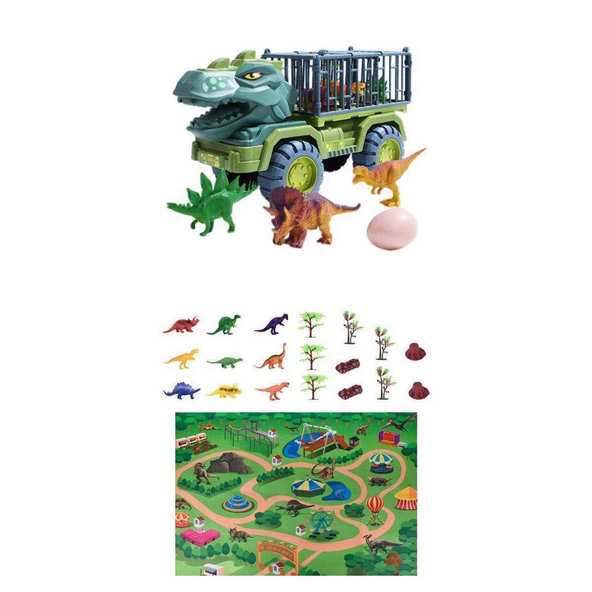Transport Car with carpet Engineering Foldable Carpet Pretend Play Decor