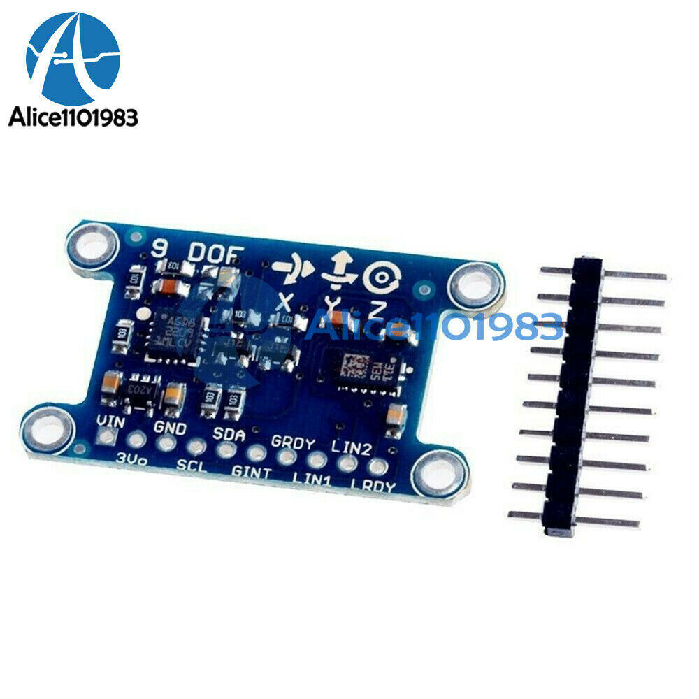 9-Axis IMU L3GD20 LSM303D Module 9DOF Compass Acceleration Gyroscope for Arduino