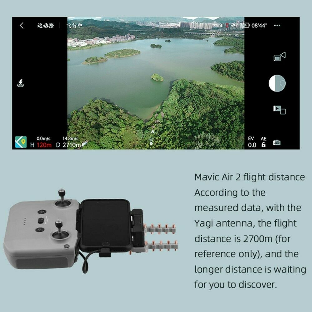 2pcs Drone Controller Antenna Amplifier Signal Booster Range Extender for Mavic