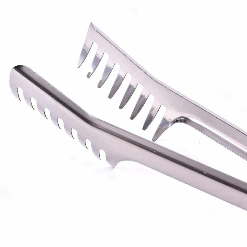 Stainless Steel Noodles Clip Food Comb Spaghetti Tongs Pasta Clip Food Ho.l8