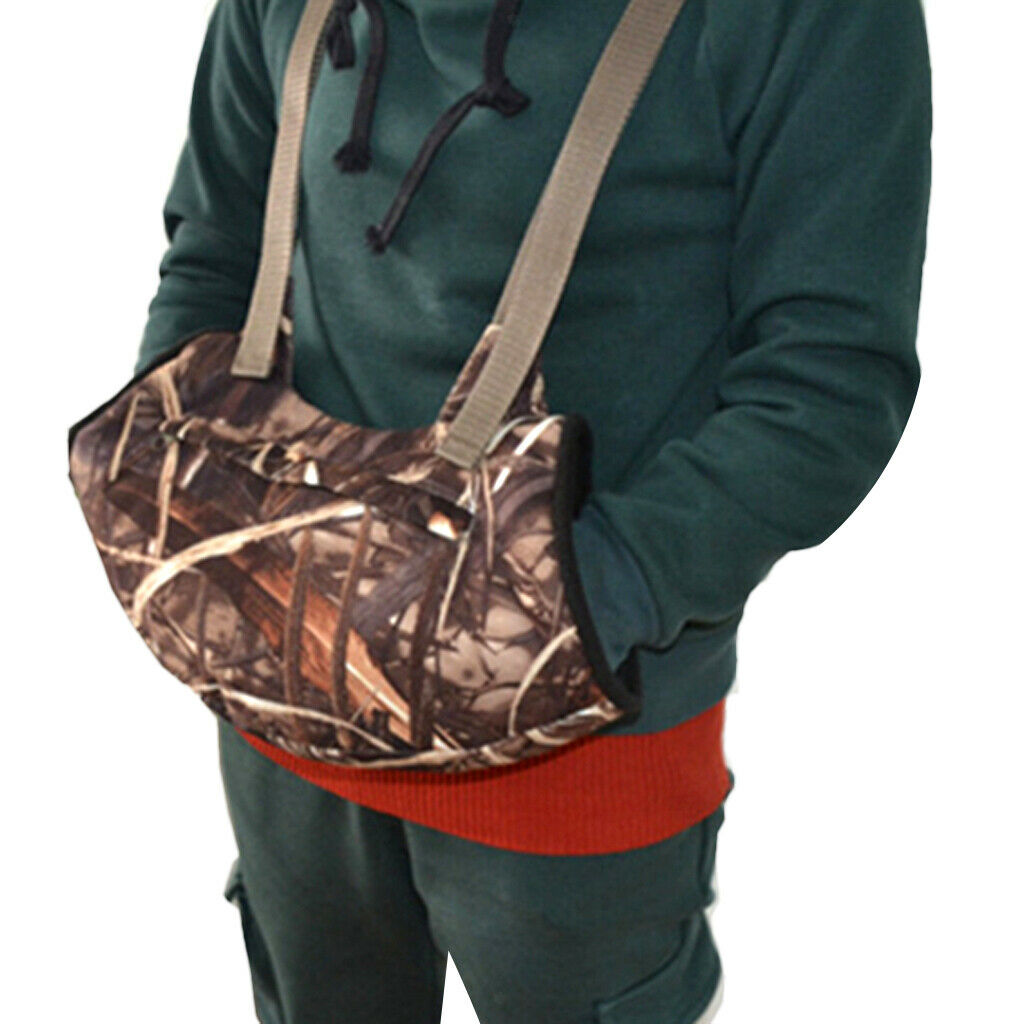 Warm Camouflage Hand Warmer Muff Muffler Glove Hunting Fishing Camping Sleeve