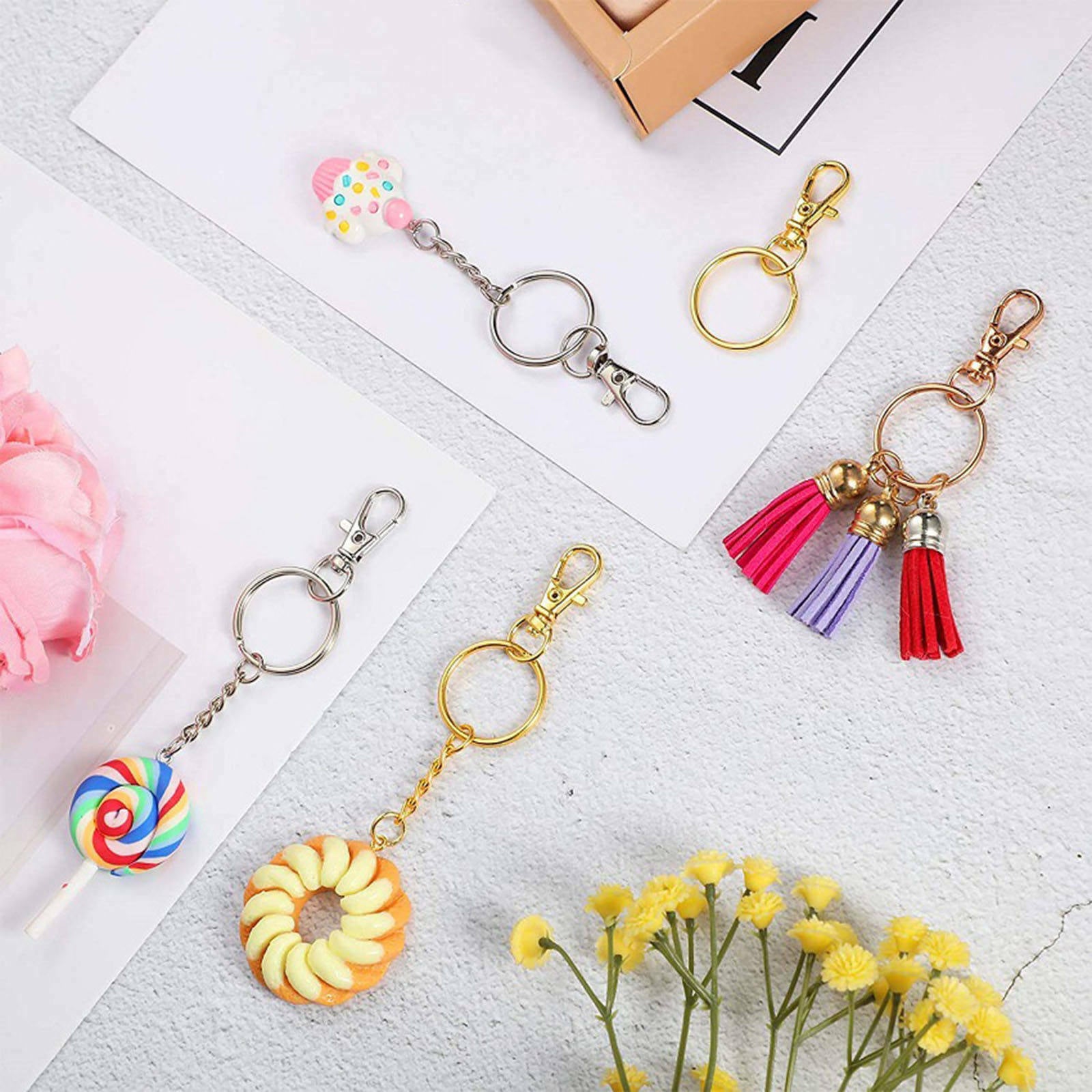 96pcs Metal Lanyard Hook Rotary Release Snap Lobster Clasp Paracord