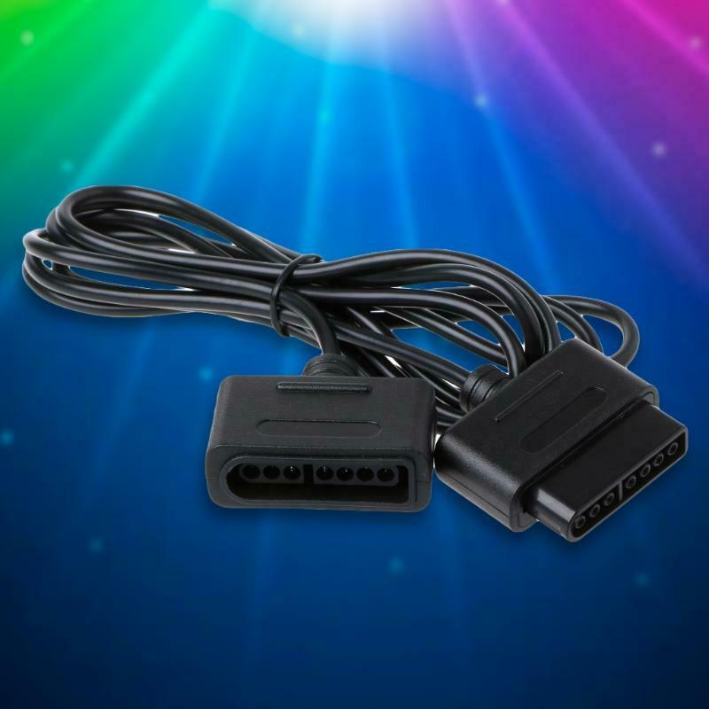 1.8m 5.91ft Extension Cable Cord For SNES Controller Retro-Duo FC Twin