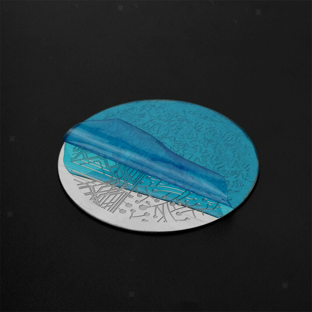 DIY Nail Image Stamper Silicone Scraper Manicure Nail Design Stamping Plate
