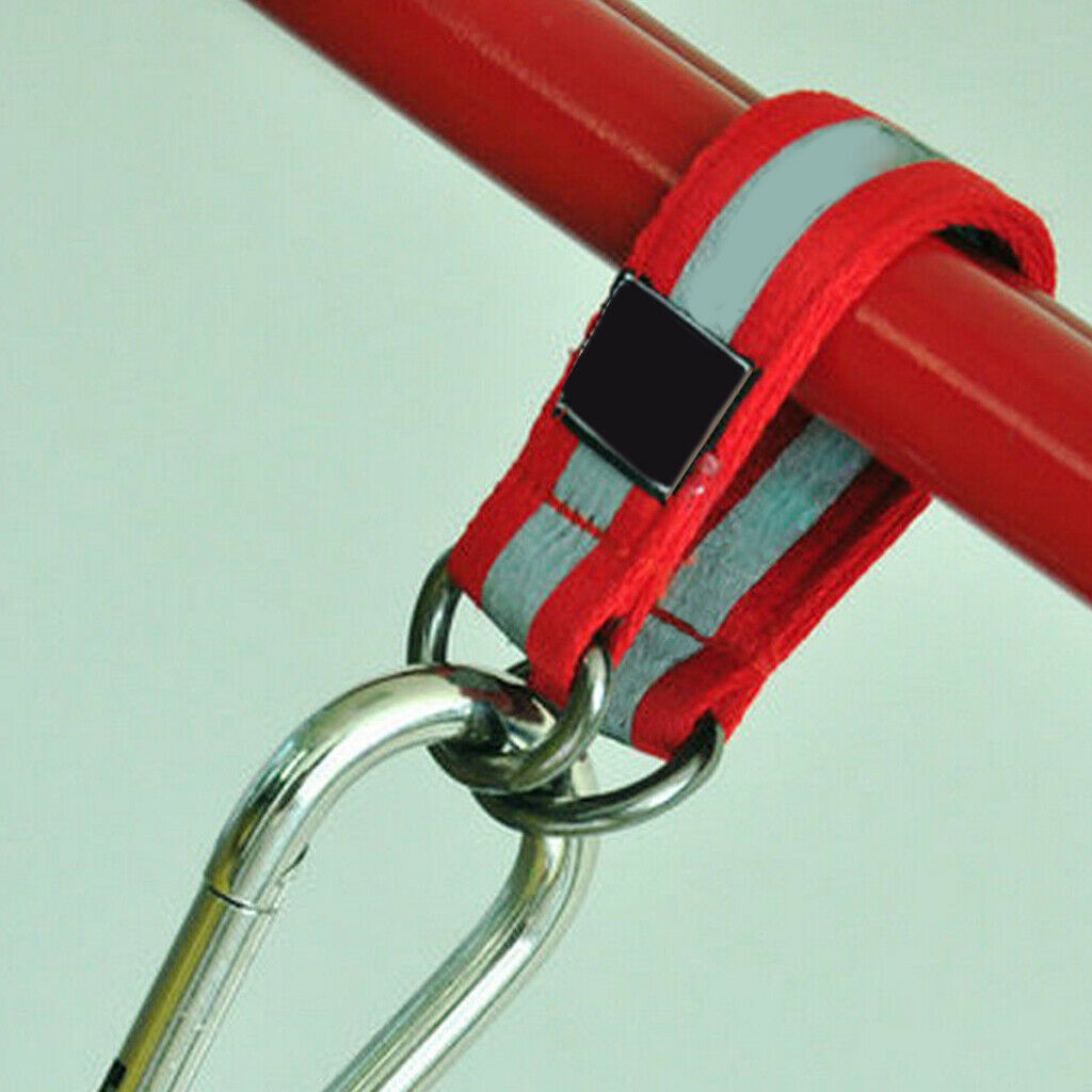 2x 25cm Nylon Camping Sleeping Hammock Straps Garden Swing Hammock Ropes