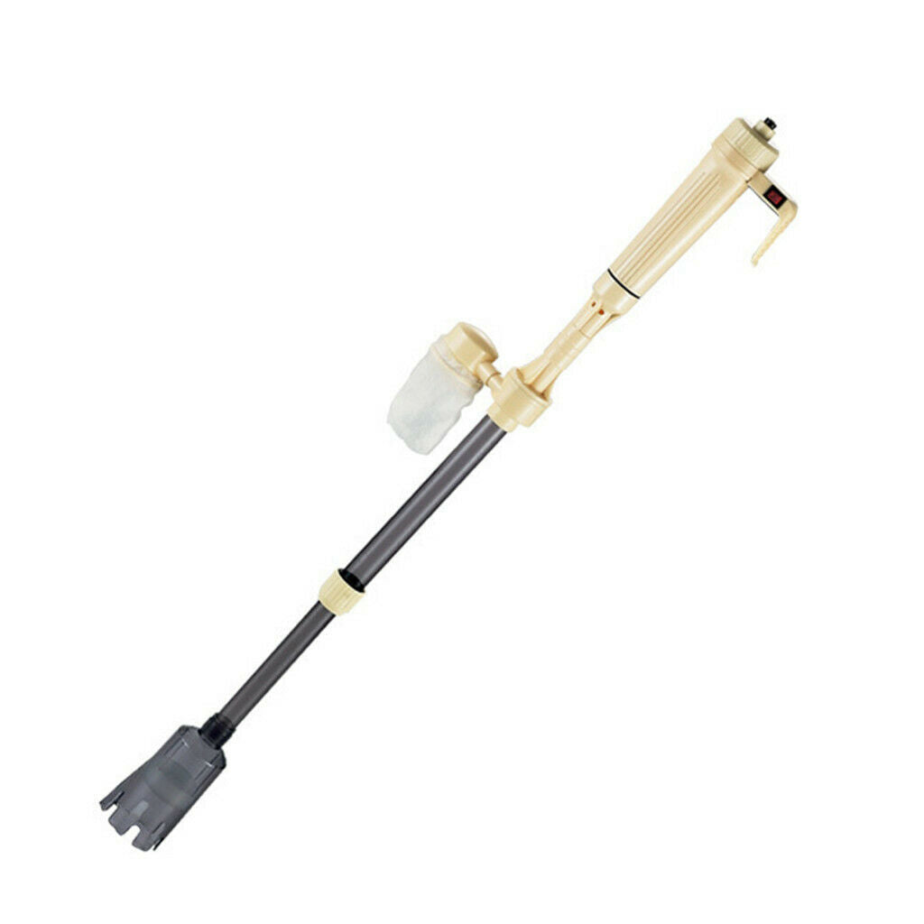Electric Aquarium Gravel Cleaner Fish Tank Washer Water Changer Pump Filter New