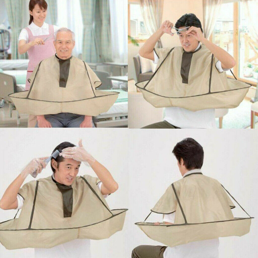 Folding Hair Cutting Cape Cloak Umbrella Haircut Barbershop Hair Dyeing 35"