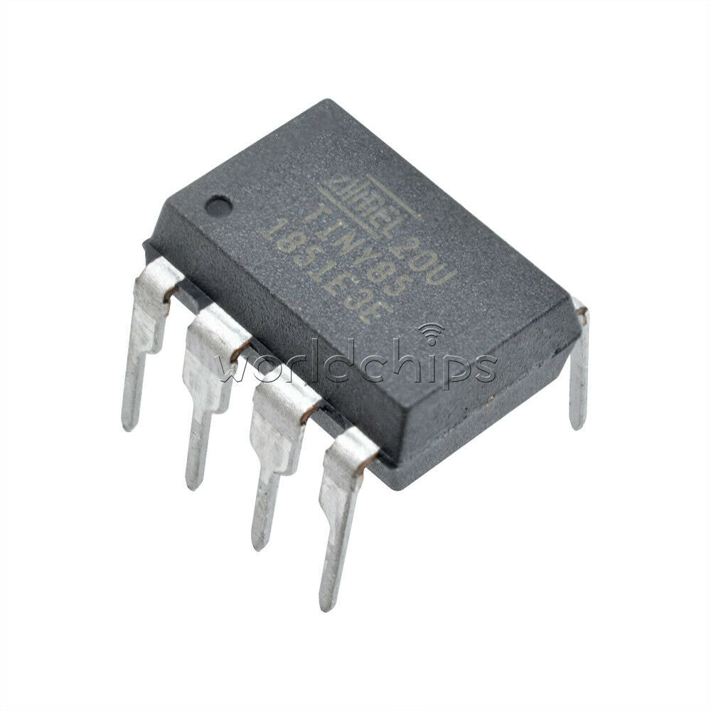 5Pcs ATTINY85-20PU IC MCU 8BIT 8KB FLASH 8DIP New