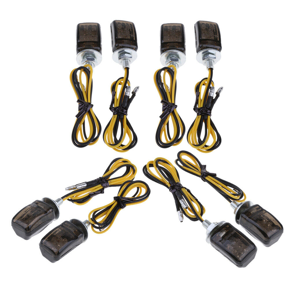 8pcs New Aftermarket LED Turn Signals Light Mini Turn Signals Replacement