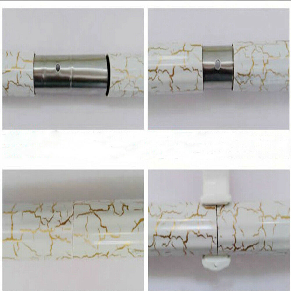 Aluminum Alloy 2.5cm Shower Curtain Rod Connector Inner Terminal Pole