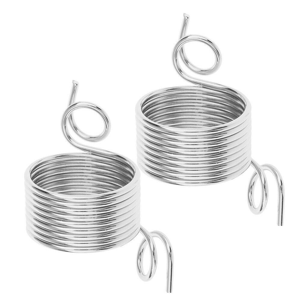 2Pack Nickel Plated Wire Thread Braiding Guide Craft Supply Knit Thimble