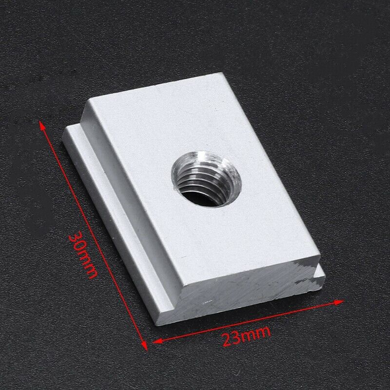 5Pcs M8 T-Track Slider Sliding Nut Aluminum Alloy T Slot Nut For Woodworking TB6
