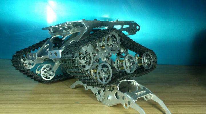 Metal Independent Suspension System Caterpillar Robot Tank chassis For Arduino