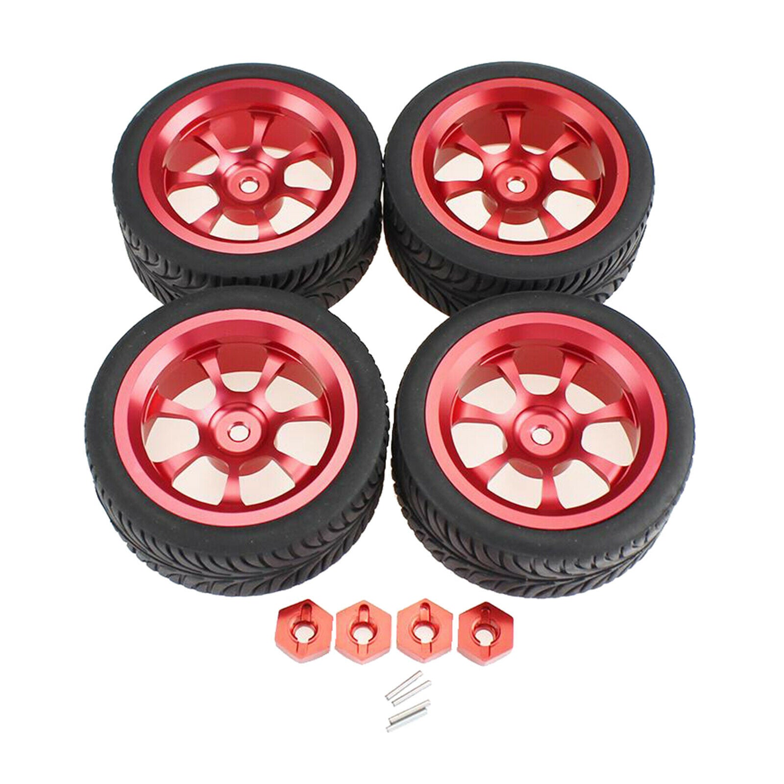 Metal Wheel Rims Tyres for Wltoys A949 A959 K929 A959-B RC Car Replacement