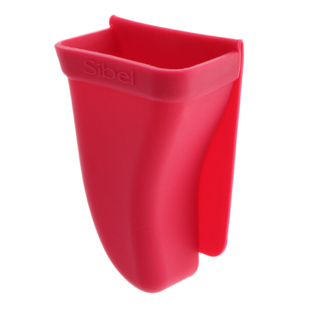 Silica gel Hair Styling Tools Storage Holder Hairdresser Organiser Rose Red