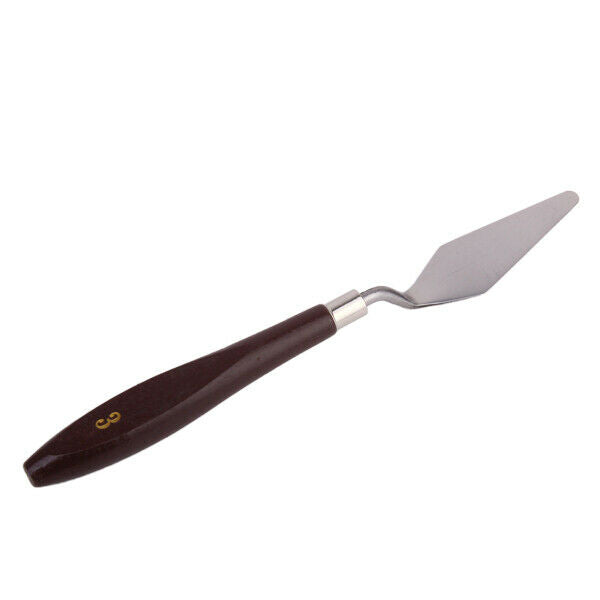 5Pcs Stainless Steel Spatula Palette Knifes with Wooden Handle 10cm Length