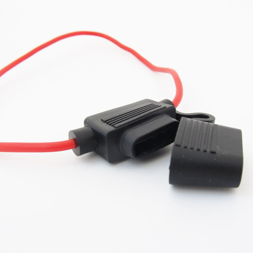 1set 16AWG Waterproof Blade Fuse Holder for Car/Boat/Truck Black Medium In Line