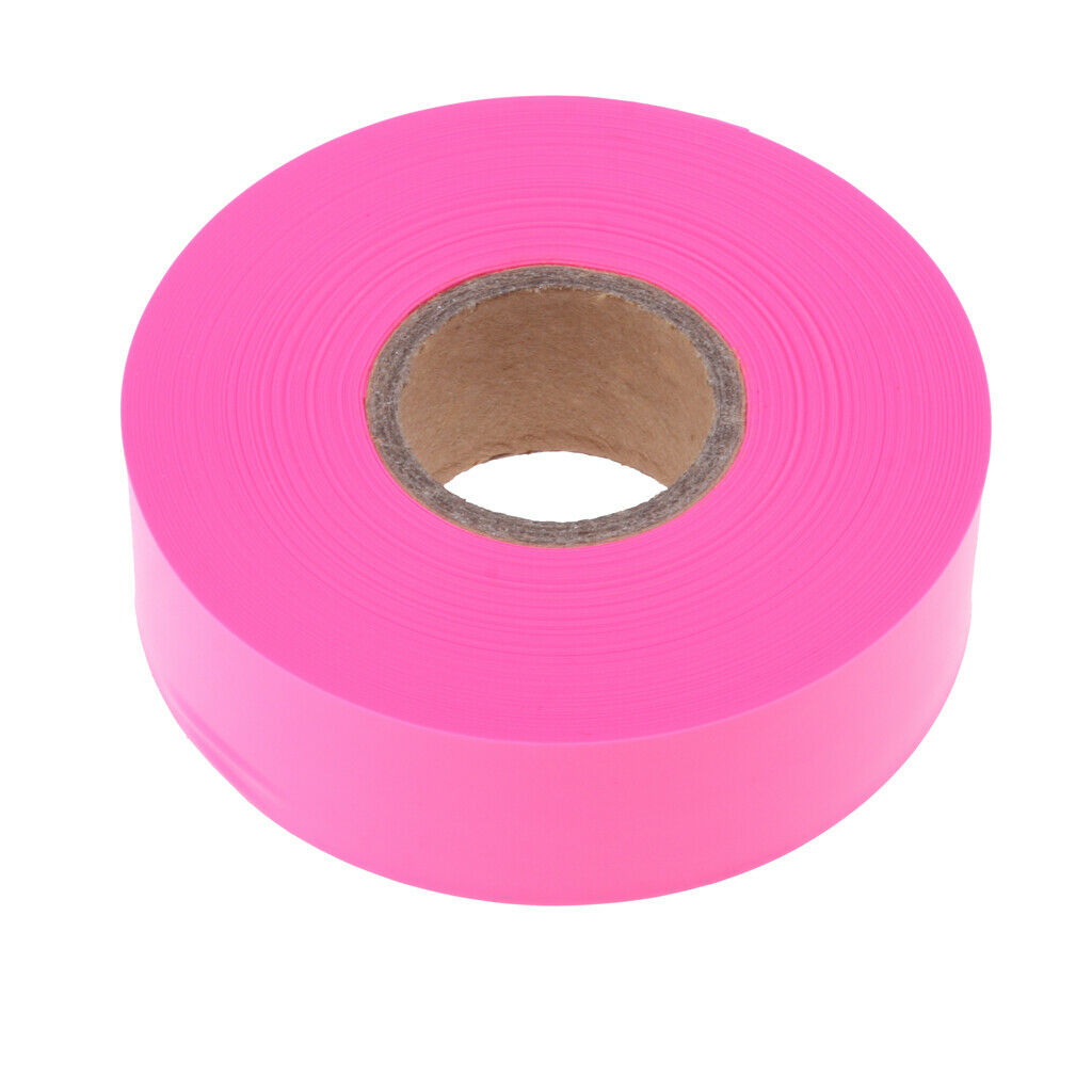 2 Pieces High Visibility Trail Marking Flagging Tape Ribbon Outdoor Hunting