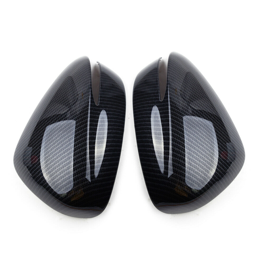 Pair Rearview Mirror Cover Cap Moulding Trim ABS Fit For Mazda CX-5 CX-4 CX-3