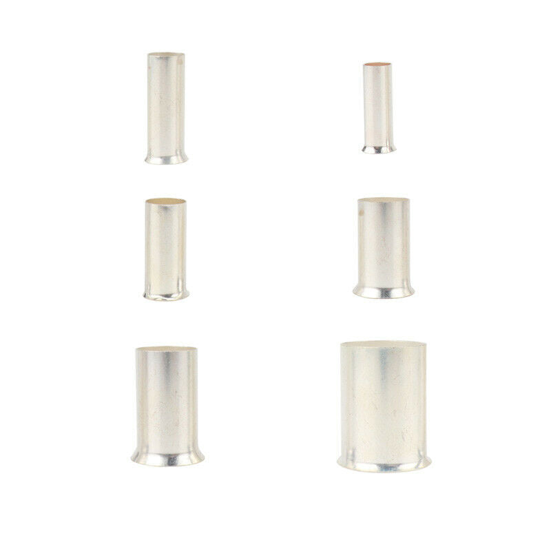 190Pcs Car Cable Housing Wire Pin Cord Tube-shaped Bare End Terminal Connectors