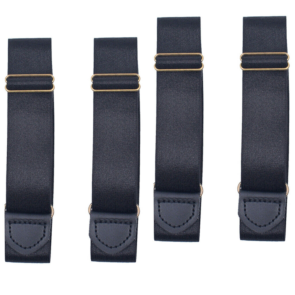 2Pairs Adjustable Shirt Sleeves Arm Garter Band for Men