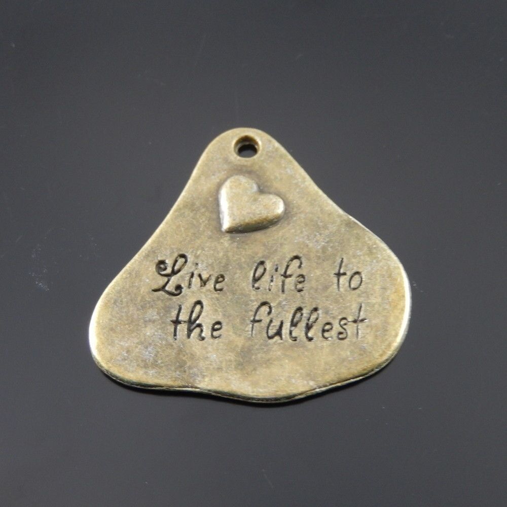 10 pcs Antiqued Bronze Alloy Engraved Cloud Charms Pendant Jewelry Making 34532