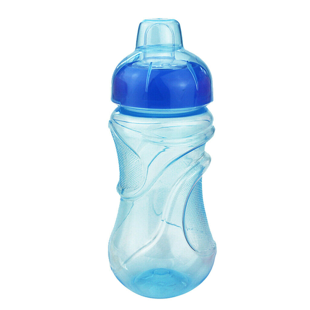 No-Spill Super Spout Handle Sippy Cups Style1-blue