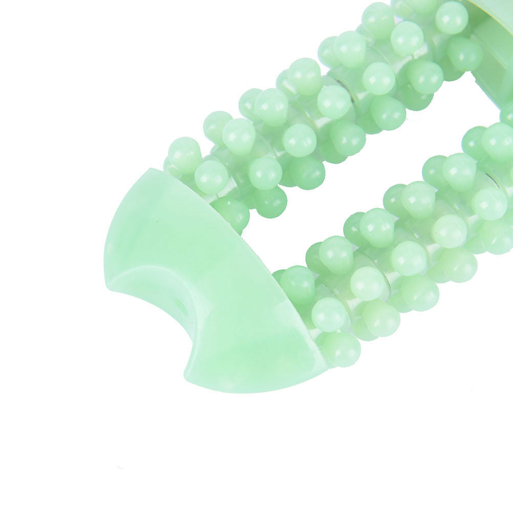 Hand Finger Massager Dual Roller Joint Relaxing Nail Plastic Massage Tool.l8
