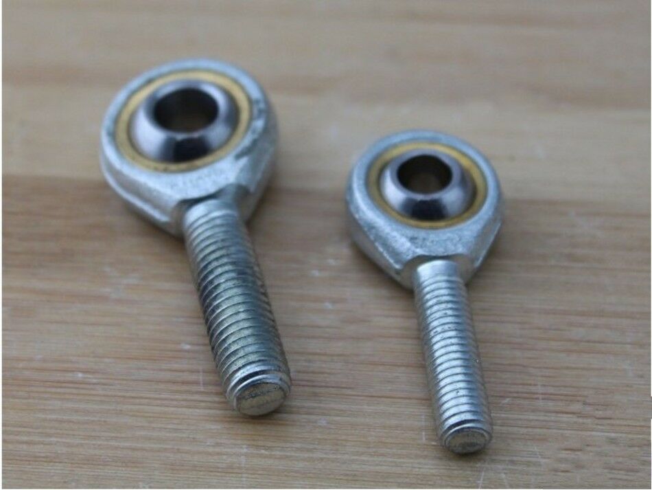 2Pcs POS8 Male 8mm Threaded Rod End Tie Bearings Link Joint Left & Right Hand