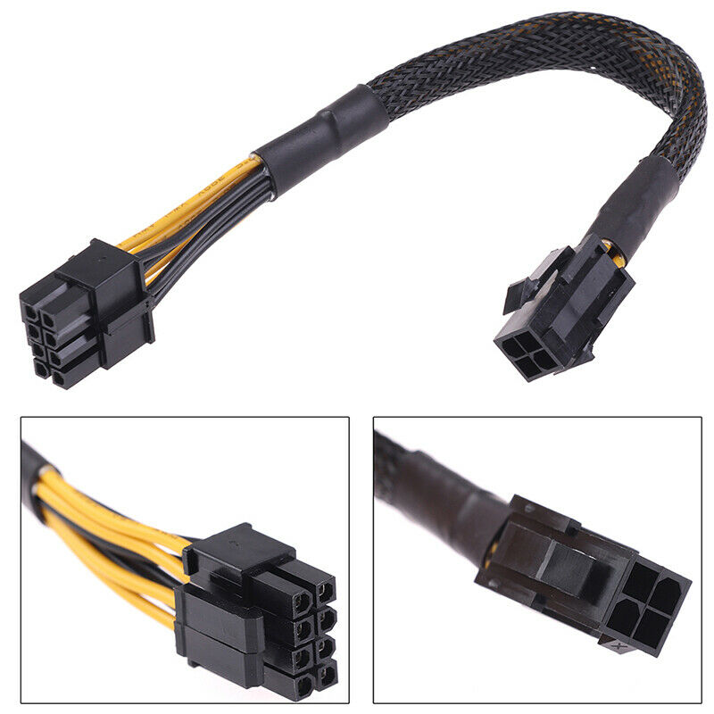 1Pc 20CM 4Pin to 8Pin CPU Power Converter Cable Lead Adapter Office Suppl.l8