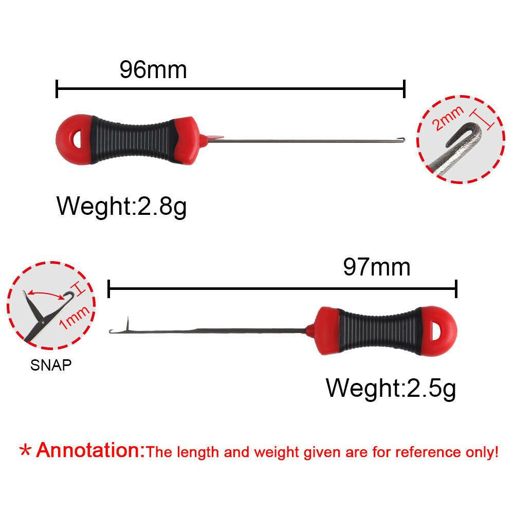 Tool Fishing Tackle Hook Bait Drill Stainless Steel Baiting Device Bait Hook