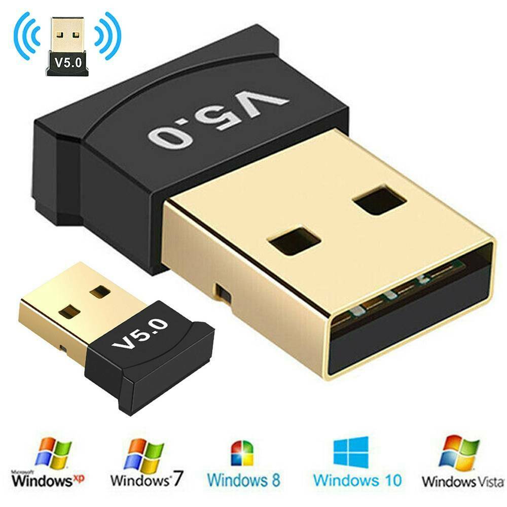 Bluetooth 5.0 Transmitter Receiver USB Dongle Adapter For PC Win7/8/10/xp/vista!