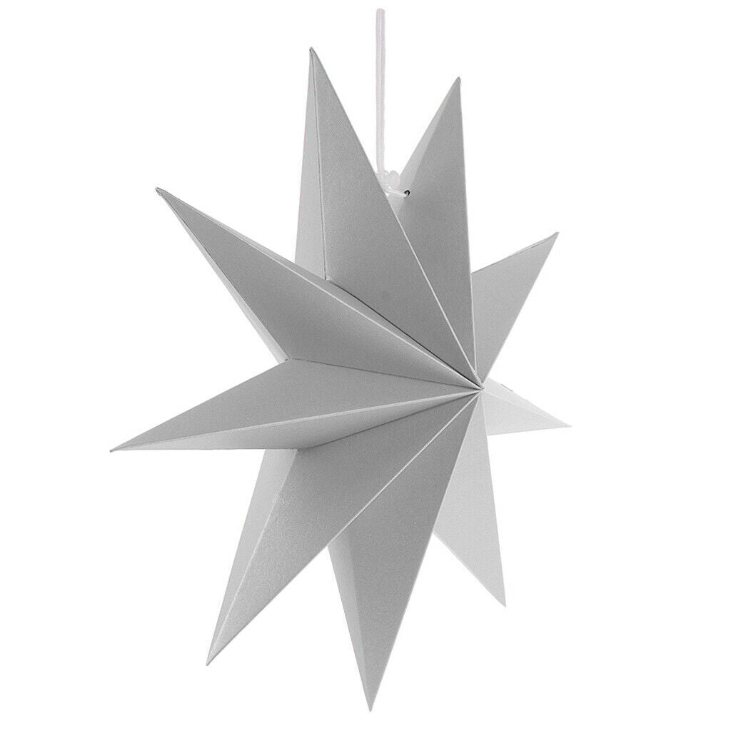 2pcs Paper Star Party Hanging Craft Wedding Decoration Hanging Ornaments