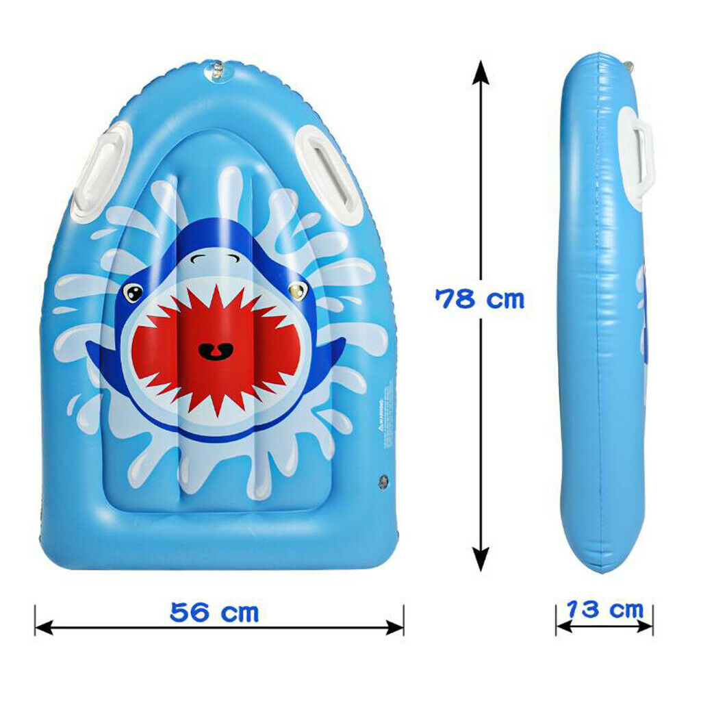 Inflatable Body Body Pool Game Portable Kids Kickboard Surfboard Gear Device