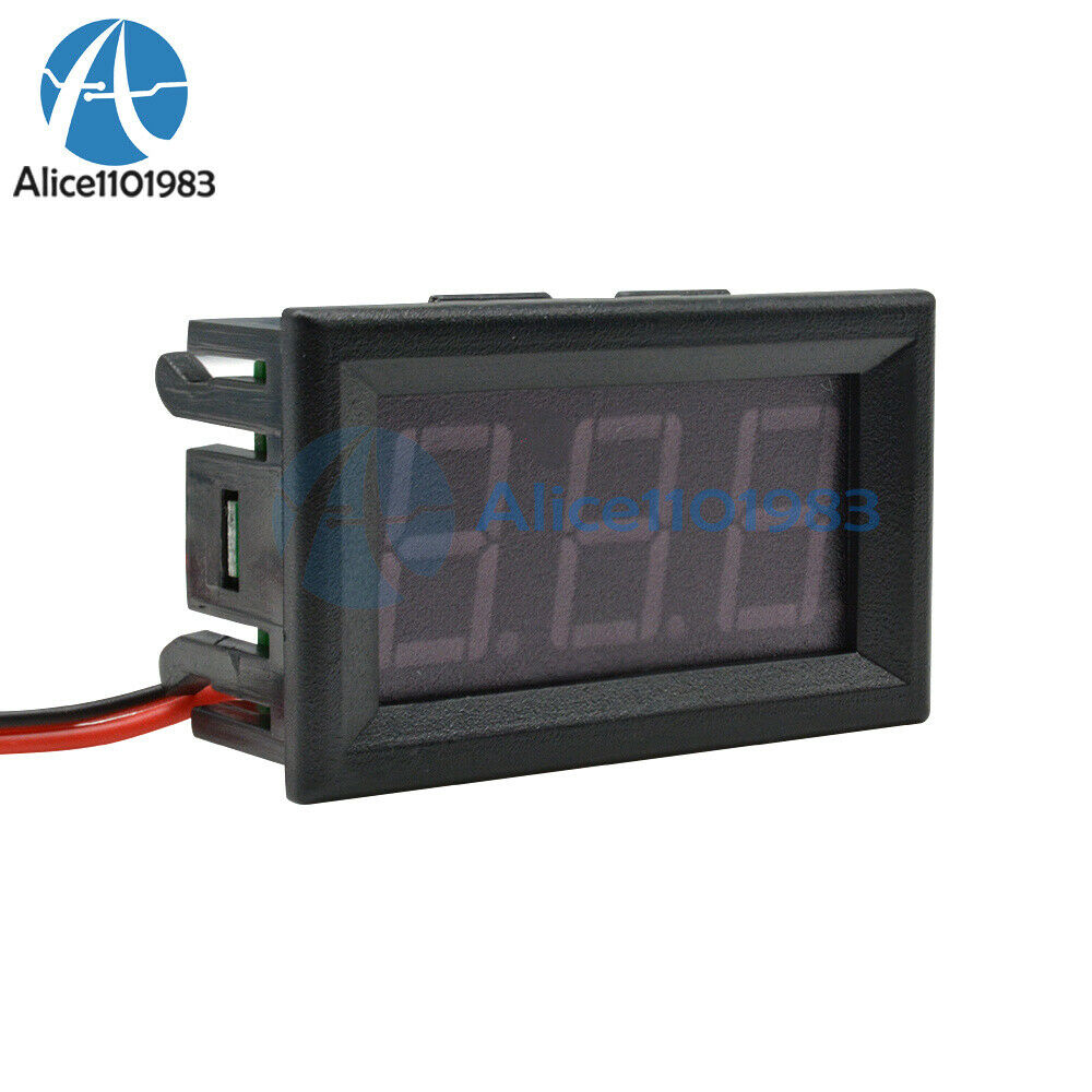 0.56"LED Red 2-Wire Voltmeter Digital Voltage AC70-500V Panel Volt Ammeter Meter