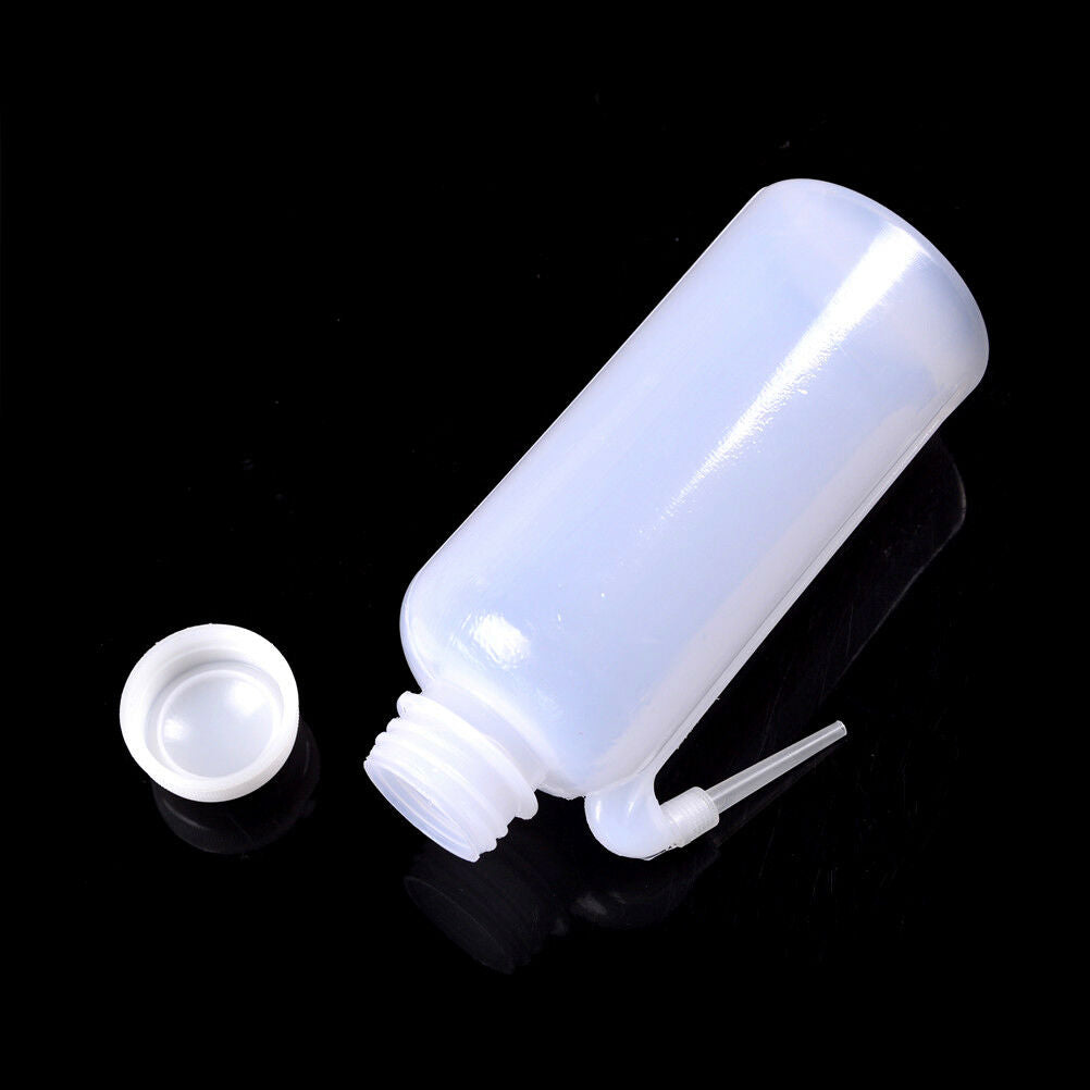 500ml Durable White Plastic Lab Bottle Squeeze Dispensing Bottl.l8